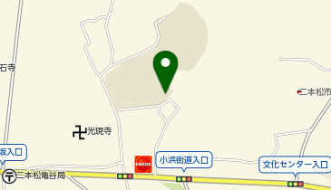 二本松南小学校の地図画像