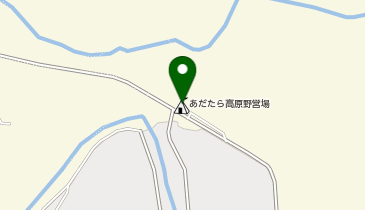 あだたら高原野営場の地図画像