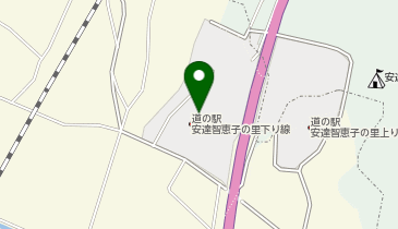 道の駅安達(下り)の地図画像