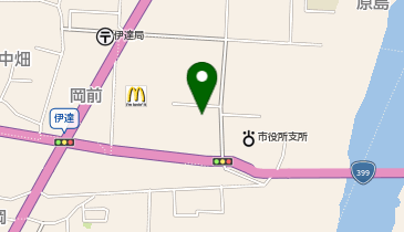 伊達体育館の地図画像