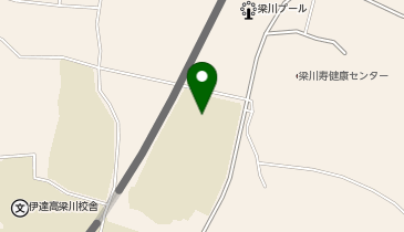 梁川中学校の地図画像