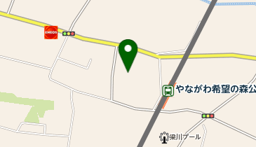 梁川体育館の地図画像