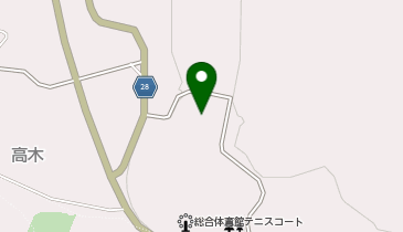 総合体育館の地図画像