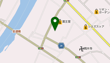 高木地区公民館の地図画像