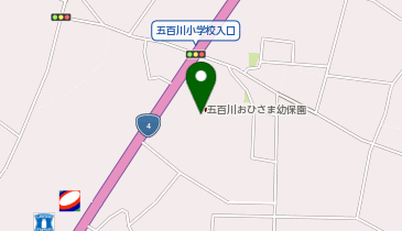 五百川幼保総合施設(おひさま幼保園)の地図画像