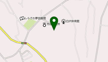 白沢体育館の地図画像