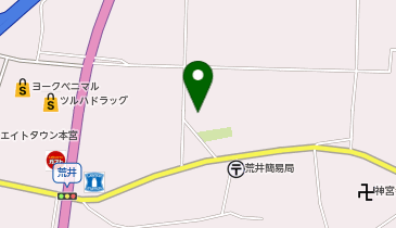 荒井運動場の地図画像
