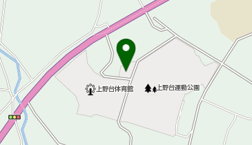 上野台運動公園(体育館)の地図画像