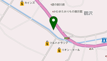 鶴沢公民館の地図画像