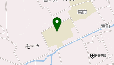 川俣中学校の地図画像