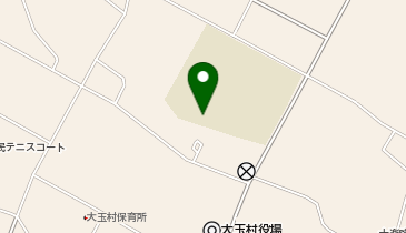 大玉中学校体育館の地図画像