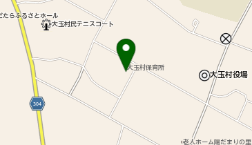 大玉村保育所の地図画像