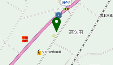 高久田多目的集会所の地図画像