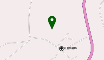 旧針生小学校の地図画像