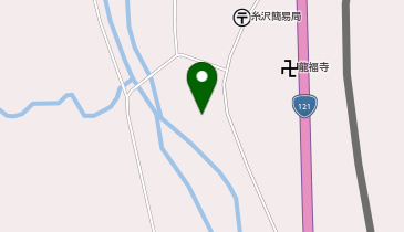 糸沢林業研修センターの地図画像