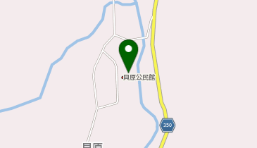 貝原公民館の地図画像