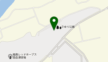 西会津町さゆり公園の地図画像