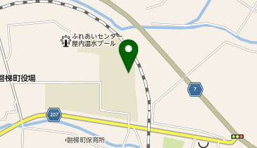 磐梯中学校多目的ホールの地図画像