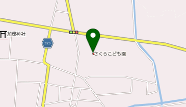 さくらこども園の地図画像