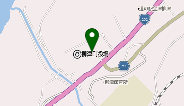 やないづふれあい館の地図画像