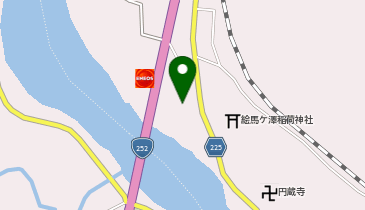 岩坂町公民館の地図画像