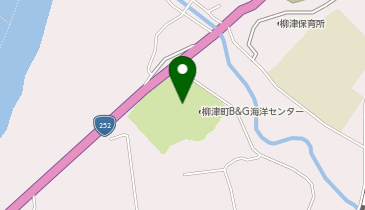 柳津町運動公園グラウンドの地図画像