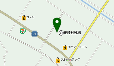 泉崎村役場の地図画像