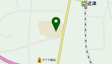 近津小学校校庭の地図画像