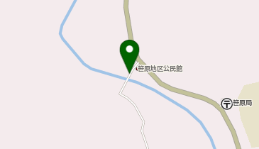 塙町笹原地区公民館体育館の地図画像