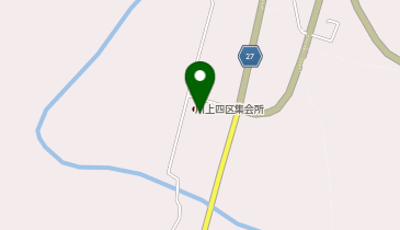 川上四区集会所の地図画像