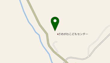 さめがわこどもセンターの地図画像
