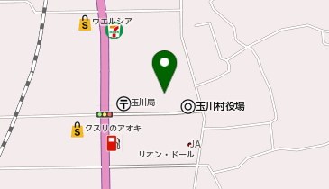 玉川村就業改善センターの地図画像