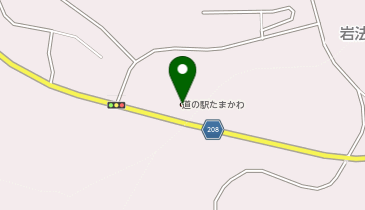 道の駅たまかわの地図画像