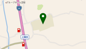 蓬田小学校グラウンドの地図画像