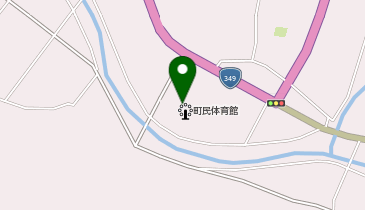 古殿町体育館の地図画像
