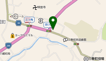 三春交流館まほらの地図画像