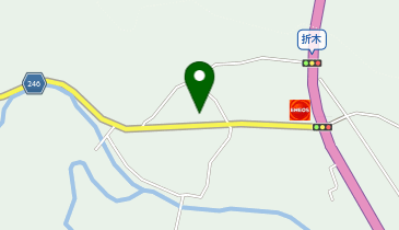 折木地区集会所の地図画像