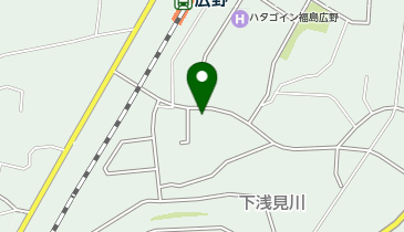 下浅見川地区集会所の地図画像