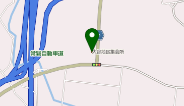 大谷地区集会所の地図画像