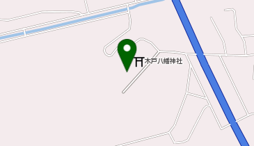 上小塙地区集会所の地図画像