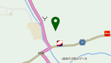 葛尾村村民会館の地図画像