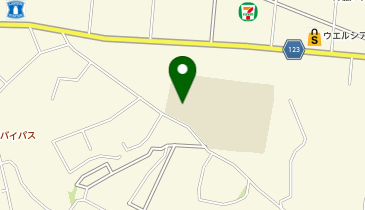下高津小学校の地図画像