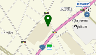 土浦第一中学校の地図画像