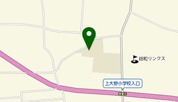 上大野小学校の地図画像