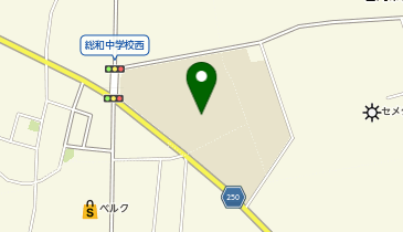 総和中学校の地図画像
