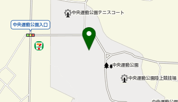 中央運動公園総合体育館の地図画像