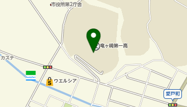 竜ケ崎第一高等学校の地図画像