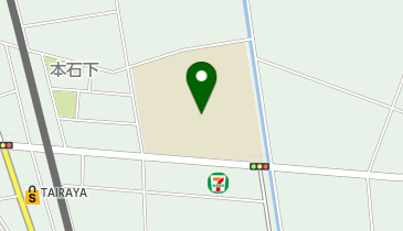石下中学校の地図画像