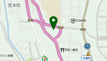 太田進徳幼稚園の地図画像