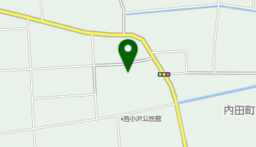 旧西小沢小学校の地図画像